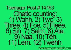 Ghetto Quotes Funny Ghetto counting. hahaha why is
