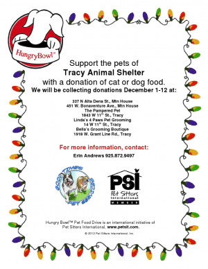 Animal Donation Food Drive Flyer