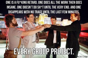 EVERY GROUP PROJECT.