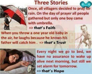 Faith, trust, & hope