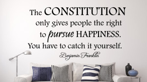 Benjamin Franklin The Constitution....Wall Decal Quotes