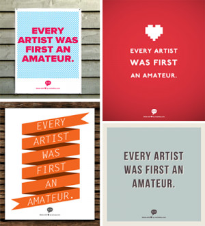 Generate mini typographic posters