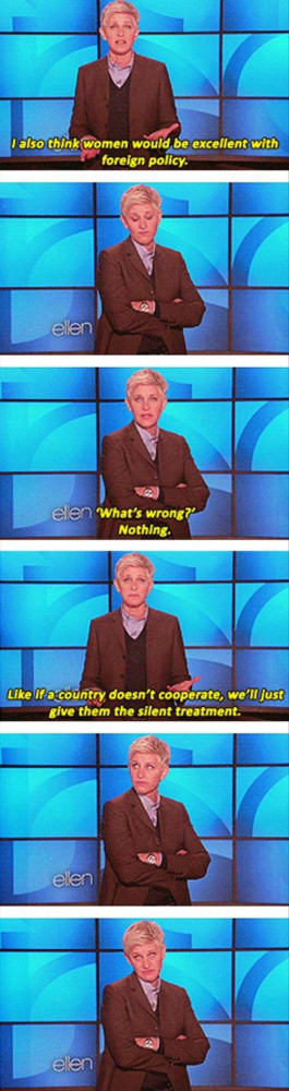 Funny Ellen Degeneres Quote...