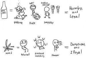 skysugar:toptumbles:Alcohol vs Weed….wow because everyone has the ...