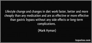 Lifestyle change and changes in diet work faster, better and more ...