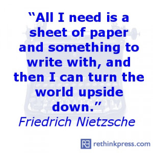 Friedrich Nietzsche...Love, love, love this quote about the power of ...