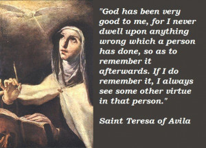 Famous Saint Teresa of Avila Quotes