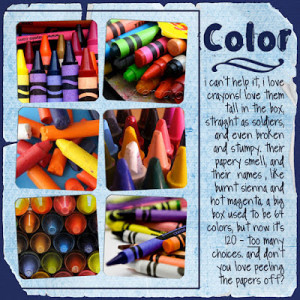 The Crayon Box That Talks - inspired by Shane DeRolf