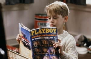 boy, cute, funny, macaulay culkin, playboy