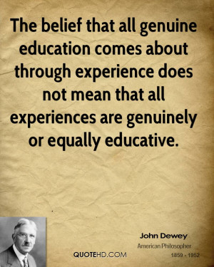 John Dewey Education Quotes