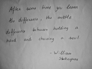 After some time you learn the difference, the subtle difference ...