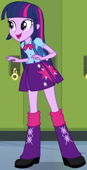 Twilight Sparkle's human form, as she appears in My Little Pony ...