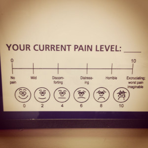 When waiting in the ER for hours with a head injury, charts like ...