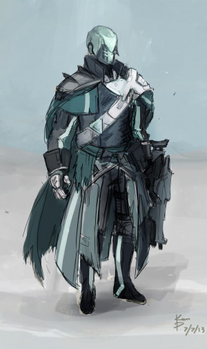 Bungie Destiny Character Art Models Warlock