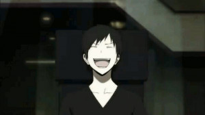 The only other person who can share Izaya is Shizuo...