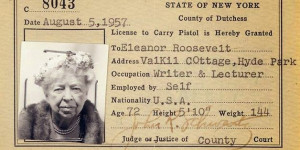 Eleanor Roosevelt had a gun permit, and it's awesome