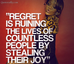 The Worst Regret Have...