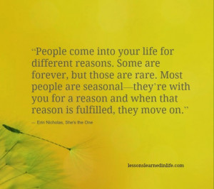 Quotes About People Coming Into Your Life For A Reason people come ...