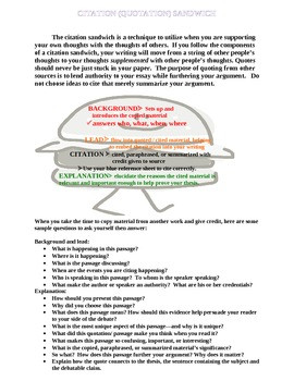 Quote Sandwich Scrumptious...