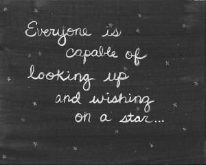 Wishing on a star