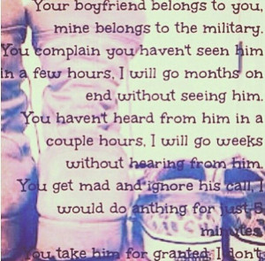 Army girlfriend problems