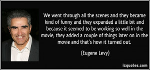 More Eugene Levy Quotes