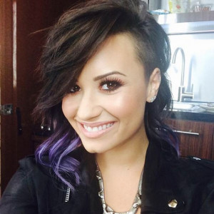 Demi Lovato's Rainbow Of Hair Colors!