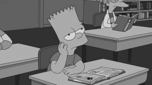 bart, boring, simpsons