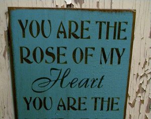 ... heart You are the love of my life- Johnny Cash vintage primitvie sign