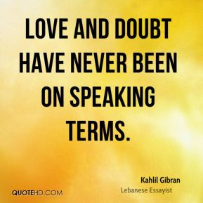 Doubt Quotes About Love