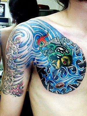ideas for tattoos for guys 12 Water Tattoos For Men