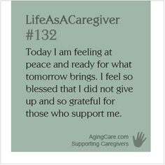 Life as a caregiver quote More