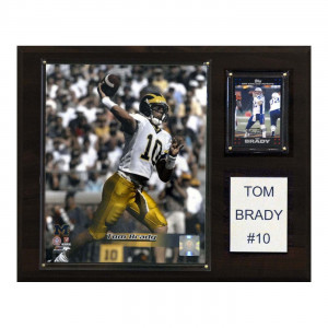 ... 1215TBRADYC Tom Brady Michigan Wolverines NCAA Football Player Plaque