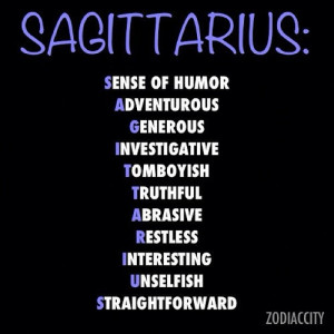 Zodiac Signs Sagittarius Personality