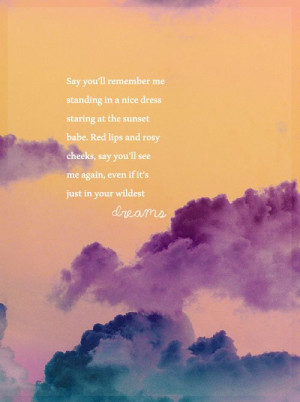 am so so so obsessed with wildest dreams