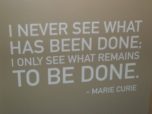 Marie Curie Quote
