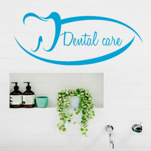 Wall Decals Words Dental Care Tooth Clinic Home Vinyl Decal Sticker ...