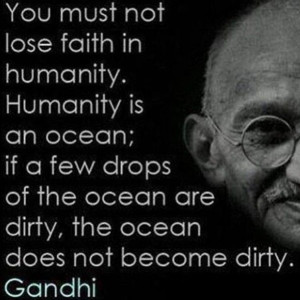 Humanity - Gandhi