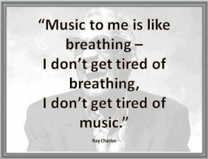 Ray Charles #quote #music #inspireInspiration, Life, Musicquotes ...