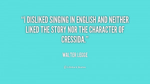 disliked singing in English and neither liked the story nor the ...