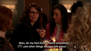 and other things women talk about. 30 Rock. Girls Things 10 1, 30 ...