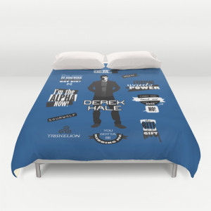 Derek Hale Quotes Teen Wolf Duvet Cover