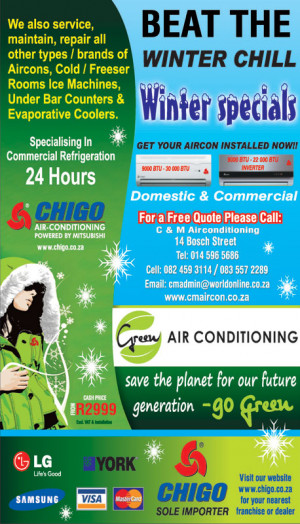 YOU ARE HERE: Airconditioning in Rustenburg