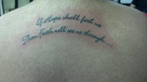 ... but just to have faith in god .Craigs Tattoo Co. in Caldwell, Idaho