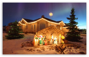 Outdoor Christmas Nativity