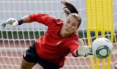 hope solo action shots | Hope Solo, helpfully in action rather than ...