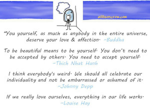 ... remember, you matter, you are lovable, and it is ok to dig yourself