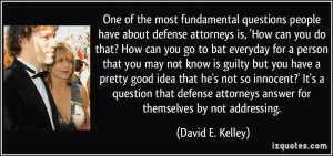 One of the most fundamental questions people have about defense ...