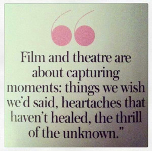 Film and theatre quote
