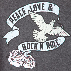 Delicious Couture Peace Love & Rock N Roll Tee